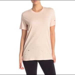 Alo Distressed T-Shirt Size S NWT